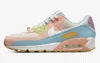 NIKE AIR MAX 90 DJ9997-100 WOMEN'S MULTICOLOR RUNNING SHOES SIZE US 5.5 NR2740