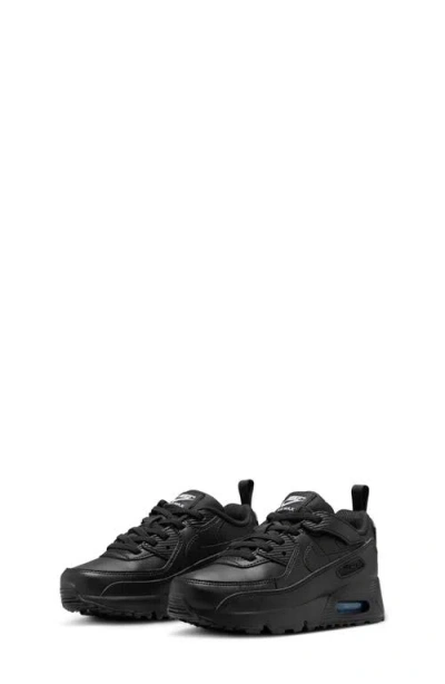 Nike Kids' Air Max 90 Trainers In Black/black/white