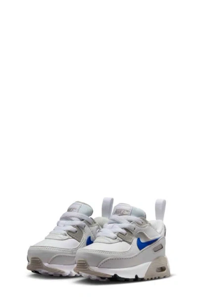 Nike Air Max 90 Easy-on Sneaker In White/grey/white