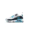 Nike Air Max 90 Easyon Little Kids' Shoes In White/blue Lightning/black/blue Lightning