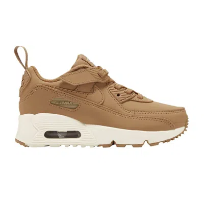 Pre-owned Nike Air Max 90 Easyon Ps 'flax' | Tan | Kid's Size 8
