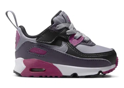 Pre-owned Nike Air Max 90 Easyon Sneakers In Cement Grey/black/dark Raisin In Multi
