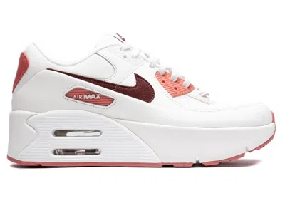 Pre-owned Nike Air Max 90 Elevate Se Valentine's Day (2024) (women's) Sneakers In Sail/dark Team Red/adobe
