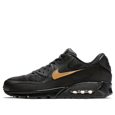Nike Air Max 90 Essential 'black Gold' In Multi