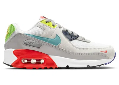 Pre-owned Nike Air Max 90 Evolution Of Icons Sneakers In Pearl Grey/summit White/black