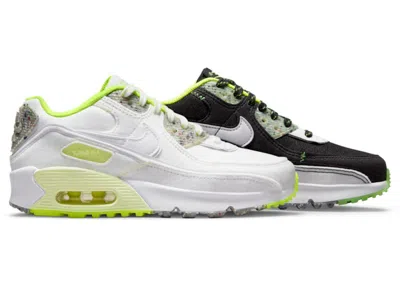 Pre-owned Nike Air Max 90 Exeter Edition Sneakers In Black/iron Grey/volt