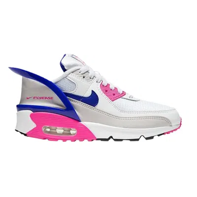 Pre-owned Nike Air Max 90 Flyease Gs 'white Pink Glow Concord' | Kid's Size 5