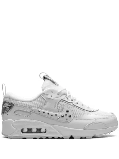Nike Air Max 90 Futura "studded Swoosh" Sneakers In 白色