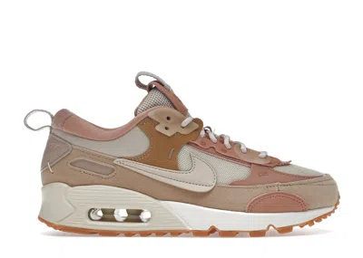 Pre-owned Nike Air Max 90 Futura (women's) Sneakers In Sanddrift/hemp/rose Whisper