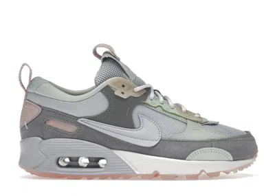 Pre-owned Nike Air Max 90 Futura (women's) Sneakers In Sky Blue Grey/particle Grey/seafoam