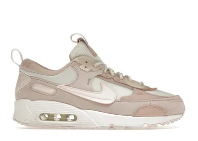 Pre-owned Nike Air Max 90 Futura (women's) Sneakers In Summit White/barely Rose/pink Oxford