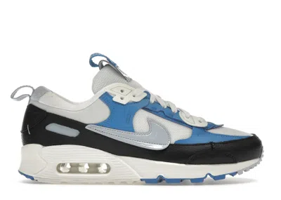 Pre-owned Nike Air Max 90 Futura (women's) Sneakers In Summit White/cobalt Blue Bliss/light Photo Blue