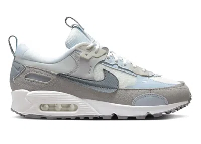 Pre-owned Nike Air Max 90 Futura (women's) Sneakers In Summit White/pure Platinum/football Grey In Multi