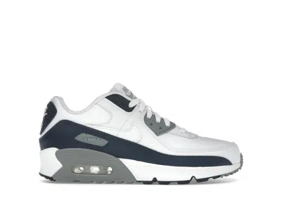 Pre-owned Nike Air Max 90 Grey Obsidian Sneakers In White/light Smoke Grey/particle Grey In Gray