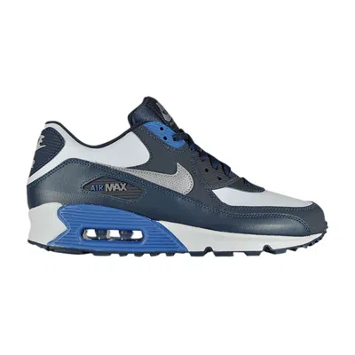 Pre-owned Nike Air Max 90 Gs 'dark Obsidian Metallic Cool Grey' | Blue | Kid's Size 4.5