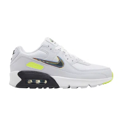 Pre-owned Nike Air Max 90 Gs 'layered Swoosh' | White | Kid's Size 5.5