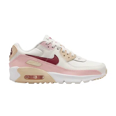 Pre-owned Nike Air Max 90 Gs 'phantom Echo Pink Red' | Cream | Kid's Size 5.5
