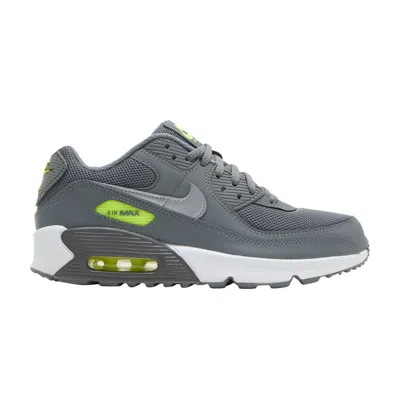 Pre-owned Nike Air Max 90 Gs 'smoke Grey Volt' | Kid's Size 4 In Gray
