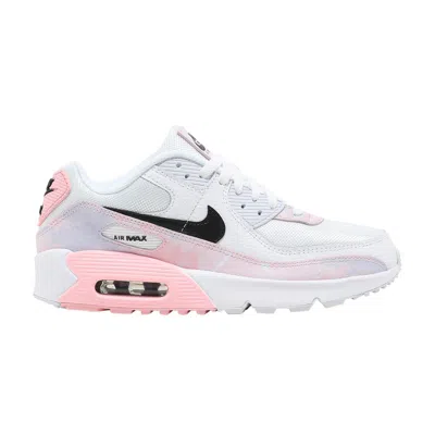 Pre-owned Nike Air Max 90 Gs 'white Pink Tie-dye' | Kid's Size 5.5