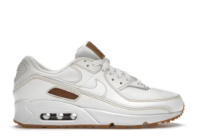 Pre-owned Nike Air Max 90 Gum (women's) Sneakers In Summit White/gum Medium Brown/twine