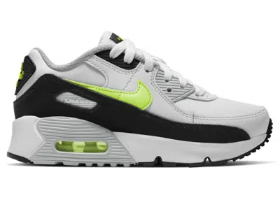 Pre-owned Nike Air Max 90 Hot Lime Sneakers In White/black/neutral Grey