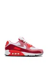 Nike Air Max 90 Lace-up Sneakers In Red