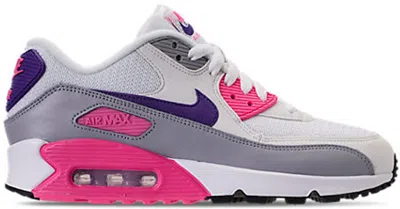 Pre-owned Nike Air Max 90 Laser Pink (2018) (women's) Sneakers In White/court Purple/wolf Grey