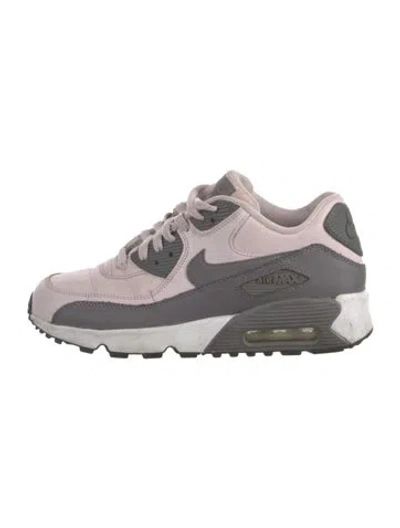 Pre-owned Nike Air Max 90 Leather Barely Rose Athletic Sneakers In Gray
