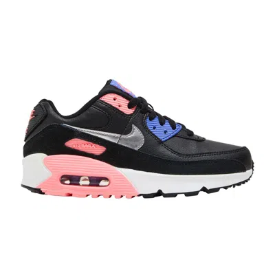 Pre-owned Nike Air Max 90 Leather Gs 'black Sunset Pulse' | Kid's Size 6.5
