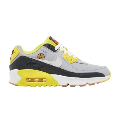 Pre-owned Nike Air Max 90 Leather Gs 'go The Extra Smile' | Grey | Kid's Size 5.5