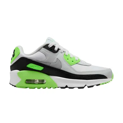 Pre-owned Nike Air Max 90 Leather Gs 'lime Blast' | White | Kid's Size 6