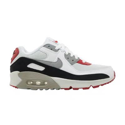 Pre-owned Nike Air Max 90 Leather Gs 'photon Dust Grey' | Kid's Size 4.5