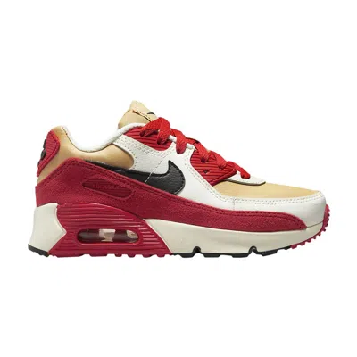 Pre-owned Nike Air Max 90 Leather Ps 'sesame Red Clay' | Kid's Size 1