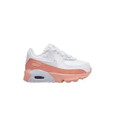 Pre-owned Nike Air Max 90 Leather Se Td 'white Light Madder Root' | Infant Size 10