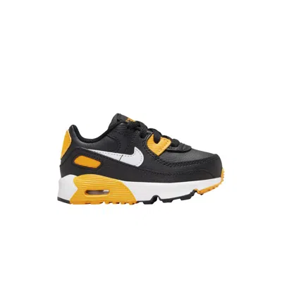 Pre-owned Nike Air Max 90 Leather Td 'black University Gold' | Infant Size 5