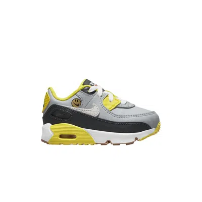 Pre-owned Nike Air Max 90 Leather Td 'go The Extra Smile' | Grey | Infant Size 5.5
