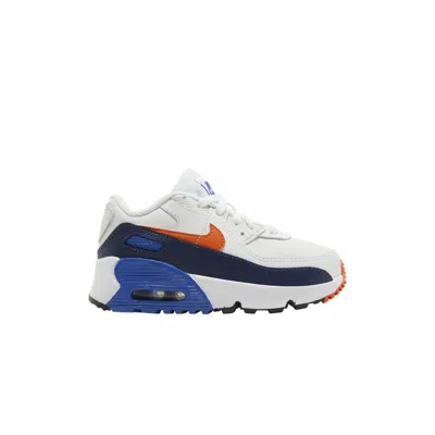 Pre-owned Nike Air Max 90 Leather Td 'white Midnight Navy' | Infant Size 8