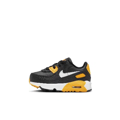 Nike Baby Black & Yellow Air Max 90 Ltr Sneakers