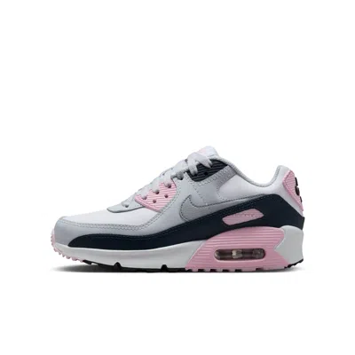 Nike Air Max 90 Ltr Big Kidsâ Shoes In White