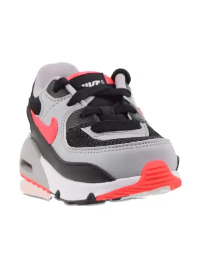 Nike Babies' Air Max 90 Ltr "black/white/wolf Grey" Sneakers In Gray