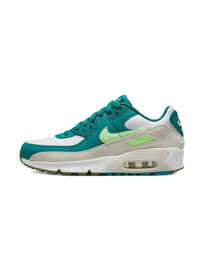 Nike Kids' Boys  Air Max 90 In White/barely Volt