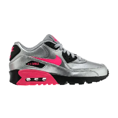 Pre-owned Nike Air Max 90 Ltr Gs 'metallic Silver Pink'