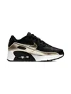 Nike Air Max 90 Ltr "metallic Gold" Sneakers In Black