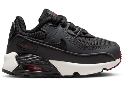 Pre-owned Nike Air Max 90 Ltr Sneakers In Anthracite/black/team Red