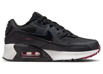 Pre-owned Nike Air Max 90 Ltr Sneakers In Anthracite/black/team Red In Multi