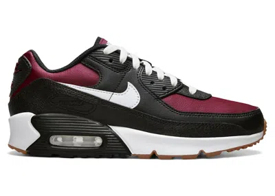 Pre-owned Nike Air Max 90 Ltr Sneakers In Black/team Red/gum Light Brown