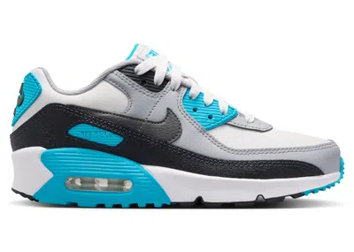 Pre-owned Nike Air Max 90 Ltr Sneakers In Platinum Tint/blue Lightning/wolf Grey