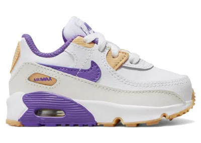 Pre-owned Nike Air Max 90 Ltr Sneakers In White/action Grape/phantom