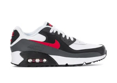 Pre-owned Nike Air Max 90 Ltr Sneakers In White/university Red/iron Grey In Multi