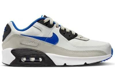 Pre-owned Nike Air Max 90 Ltr White Sneakers In Summit White/racer Blue/light Bone